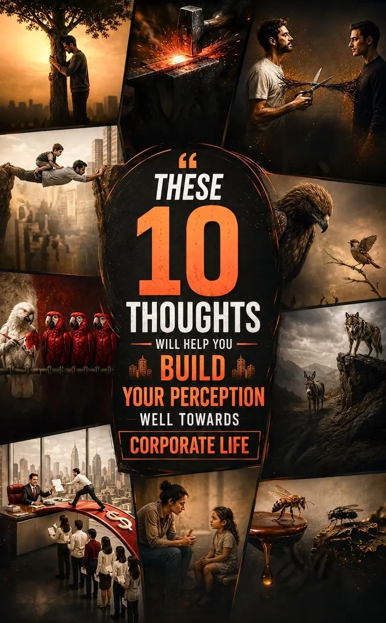 These 10 thoughts will help you build your perception towards corporate life