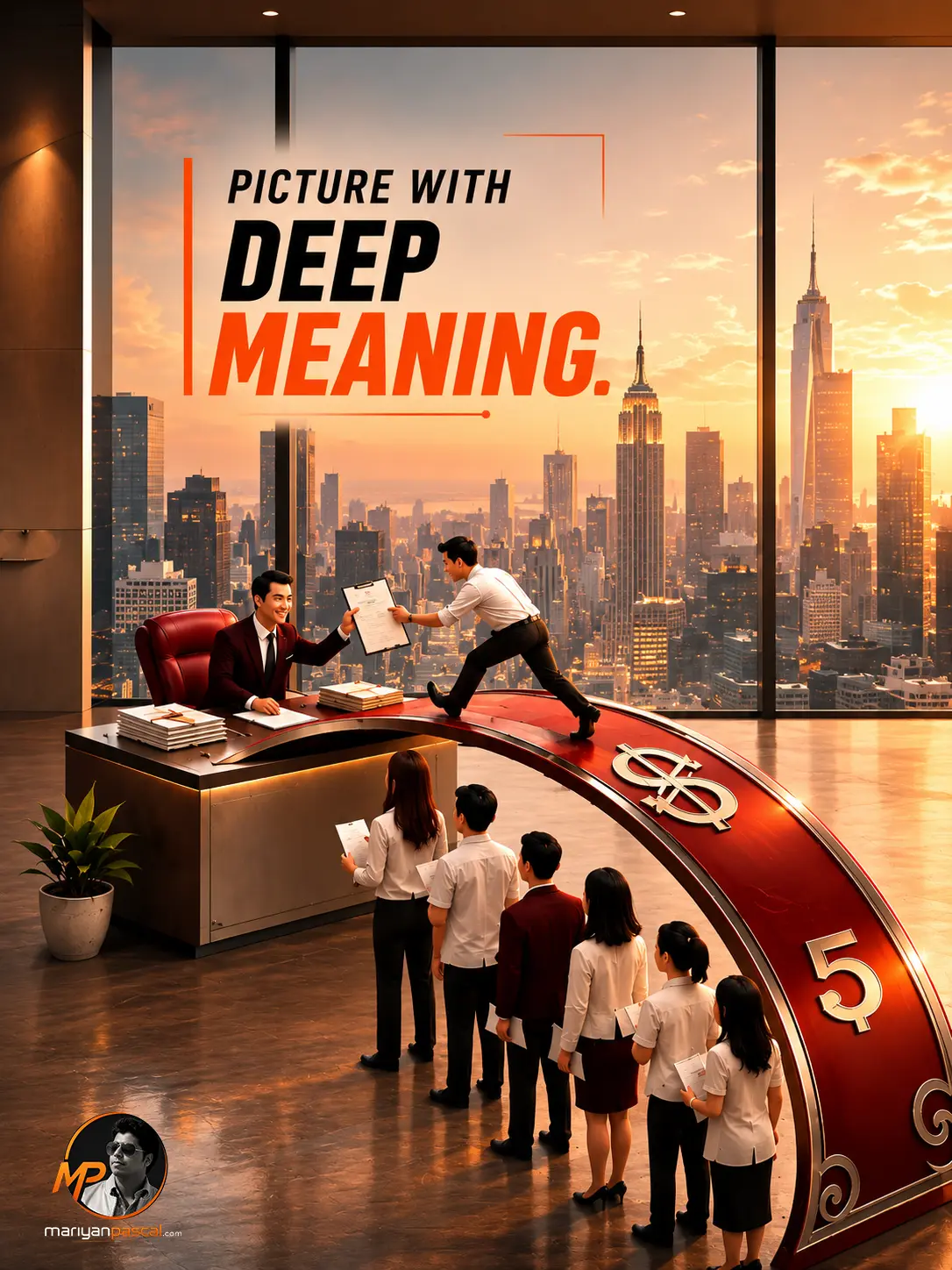 Picture with deep meaning — corporate life